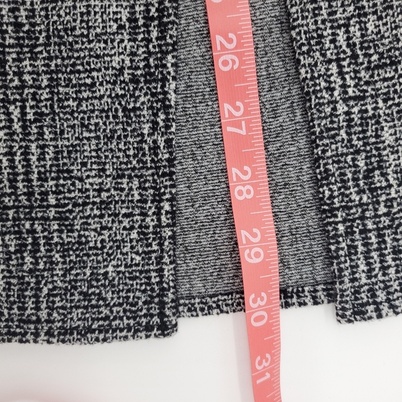 Free People skirt black and white midi size large - Picture 5 of 8